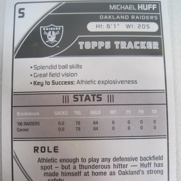 Lot of 7 Oakland Raiders NFL Player Cards - Picture 8 of 12